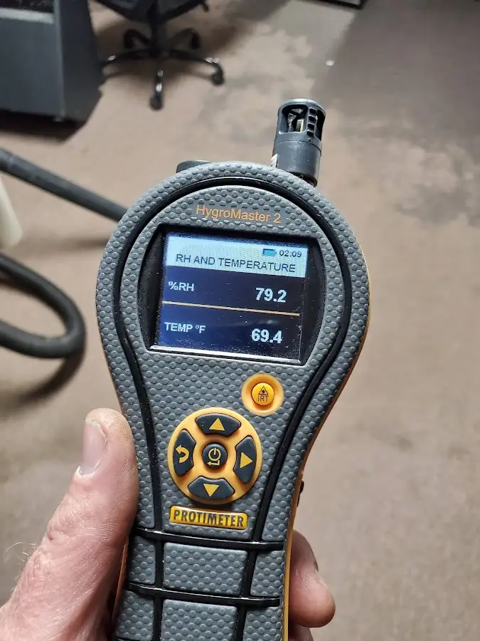 Moisture meter humidity assessment for Fire & Smoke Damage Restoration in Annandale